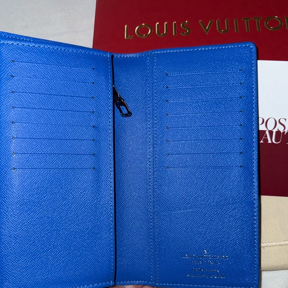 🔥UNUSED!! Louis Vuitton x Virgil Abloh•Clouds Brazza Wallet - Picture 6 of 8
